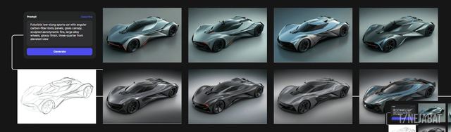 Vizcom AI-assisted vehicle ideation
